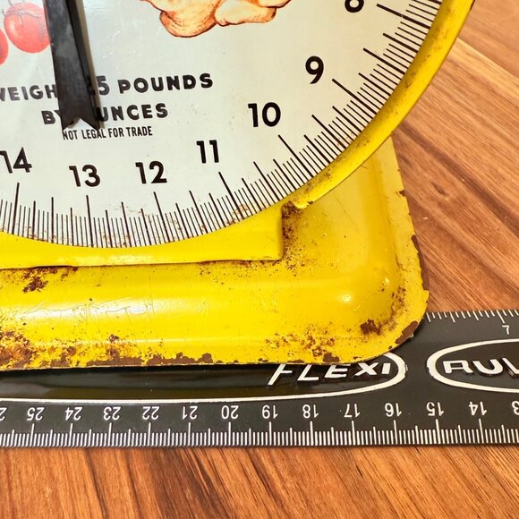 VTG American Family Kitchen Scale Retro Farmhouse Decor Rustic Charm Functional - Picture 11 of 16